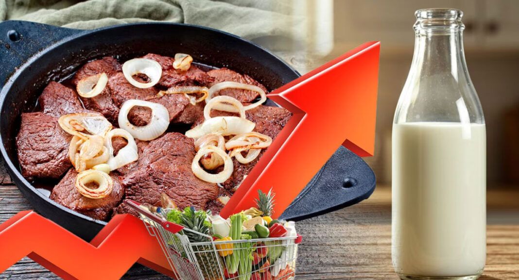 Inflación al gusto: Bistec y la leche encarecen la canasta básica de mexicanos en octubre