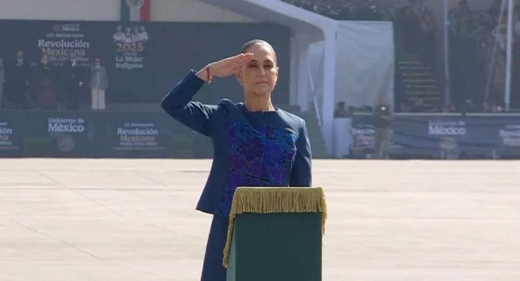 Sheinbaum encabeza su segundo desfile de la Revolución bajo la sombra de las protestas