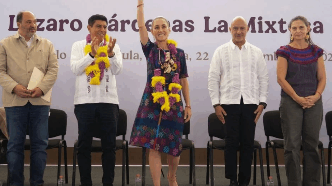 En medio de protestas de la CNTE, Sheinbaum presenta el avance del Plan Lázaro Cárdenas
