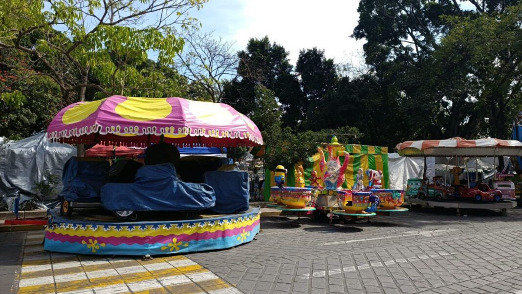 Llegan juegos mecánicos y tianguistas al Llano por fiestas guadalupanas