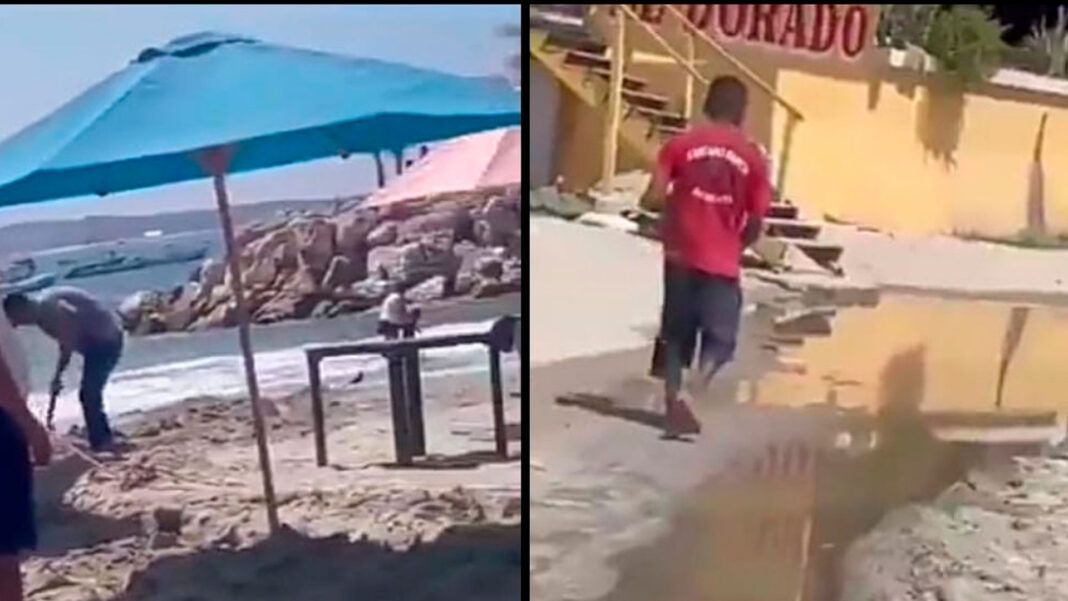 Denuncian descargas de aguas negras en playas de Puerto Escondido